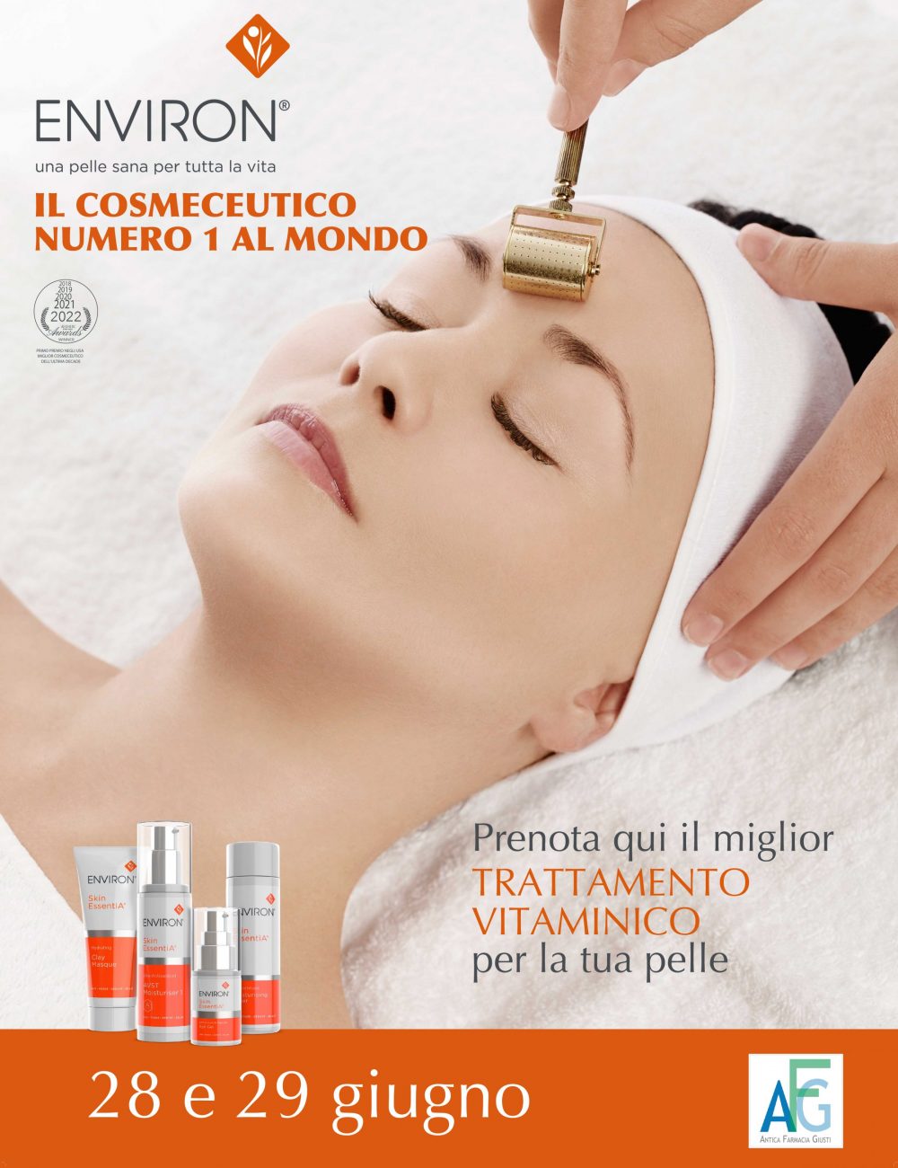 Giornate Environ e Jane Iredale 28 e 29 Giugno